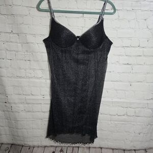 Seductive Wear By Cinema Etoile Sheer Babydoll Nightie Fairy Sexy Chemise Sz XL